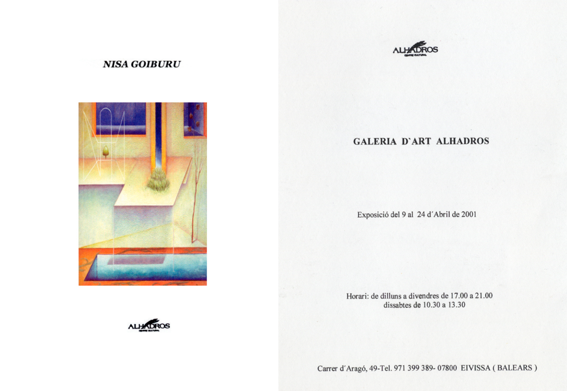 Galería d´Art<br /> Alhandros<br /> (Ibiza) 2001