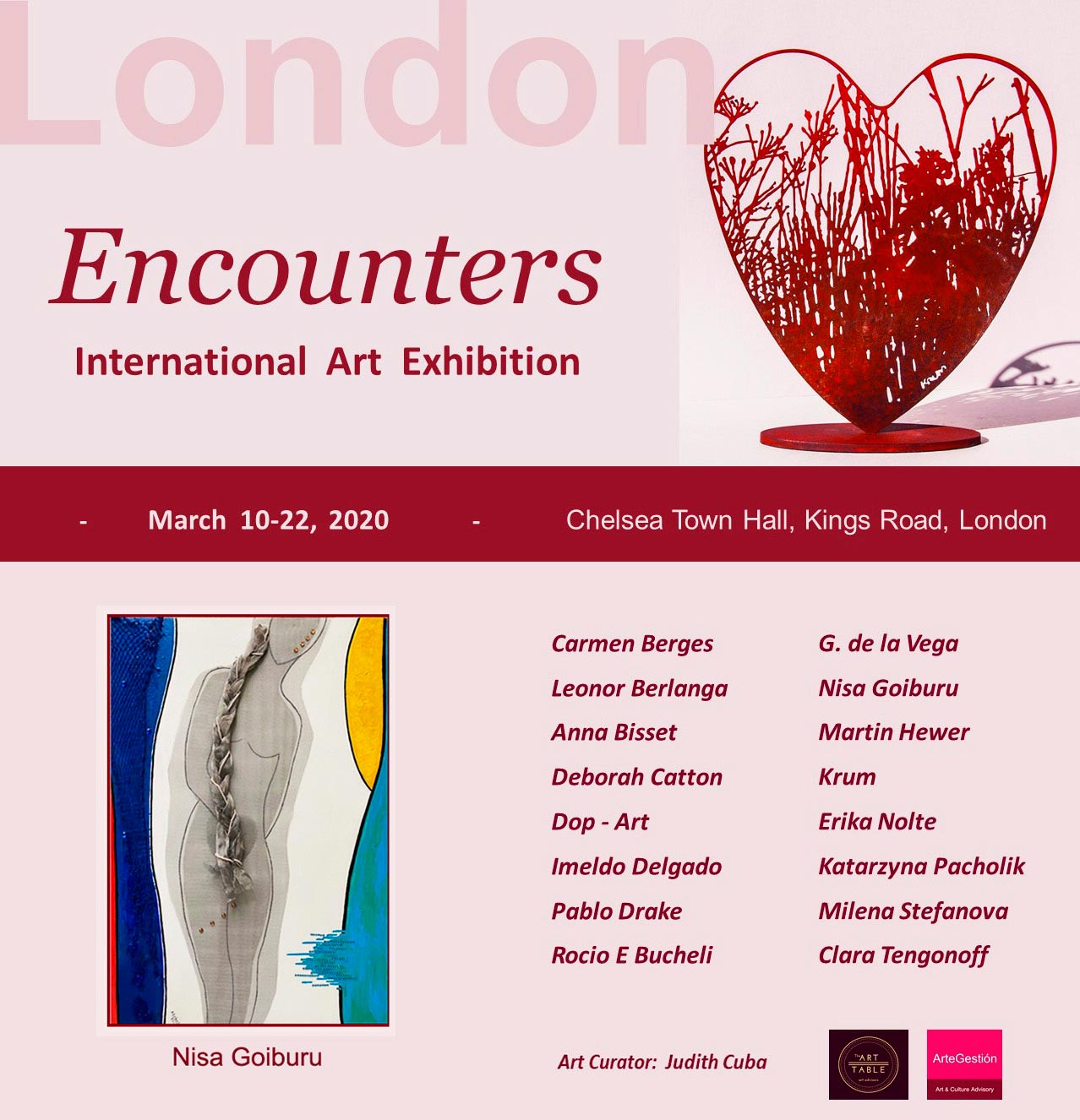 «Encounters» – International Art Exhibitions (Londres 2020)