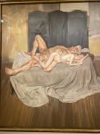 Obras de Lucien Freud tomadas por la artista Nisa Goiburu en su visita a la exposición en Madrid