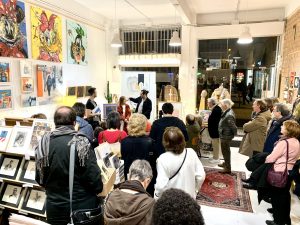 Nisa Goiburu organizó una tertulia performativa 